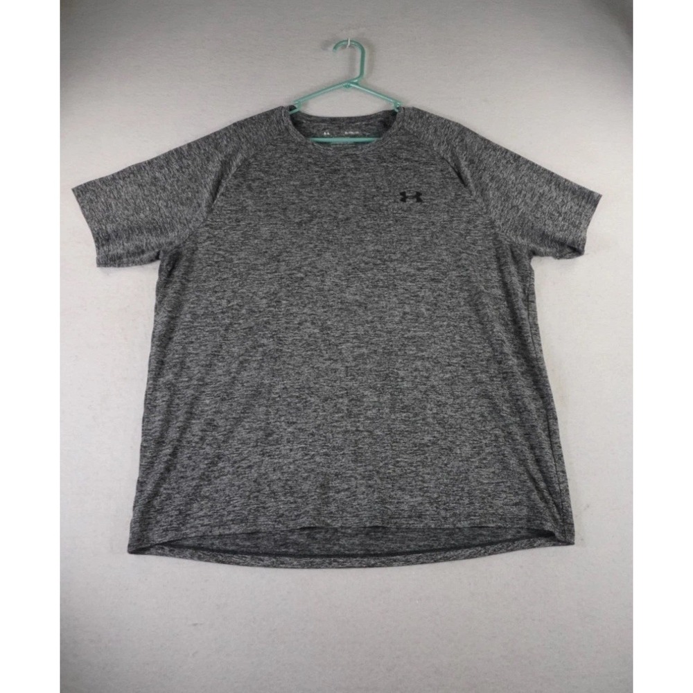Under Armour Tech 2.0 T-Shirt Mens XL Gray Heather Short Sleeve Athletic Fit